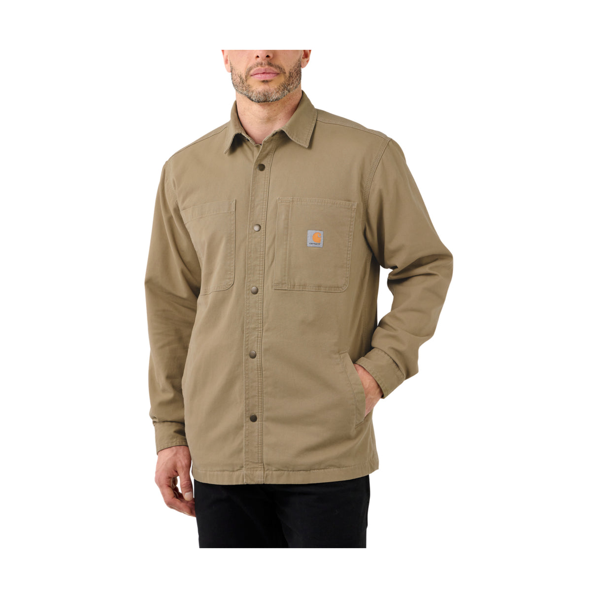 Carhartt FLEECE LINED SNAP FRONT SHIRT JAC