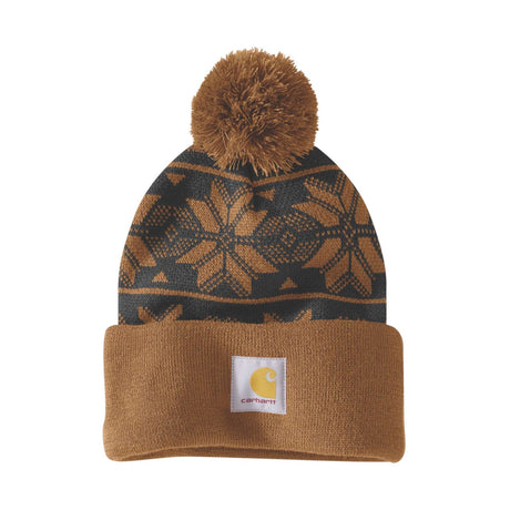 Carhartt KNIT POM JACQUARD BEANIE