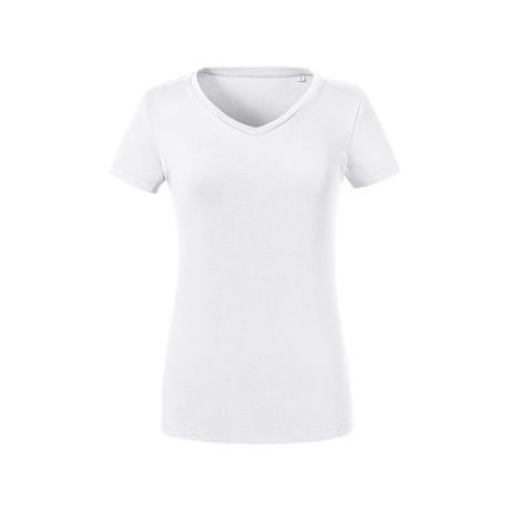 Russell Ladies' Pure Organic V-Neck Tee