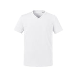 Russell Men's Pure Organic V-Neck Tee