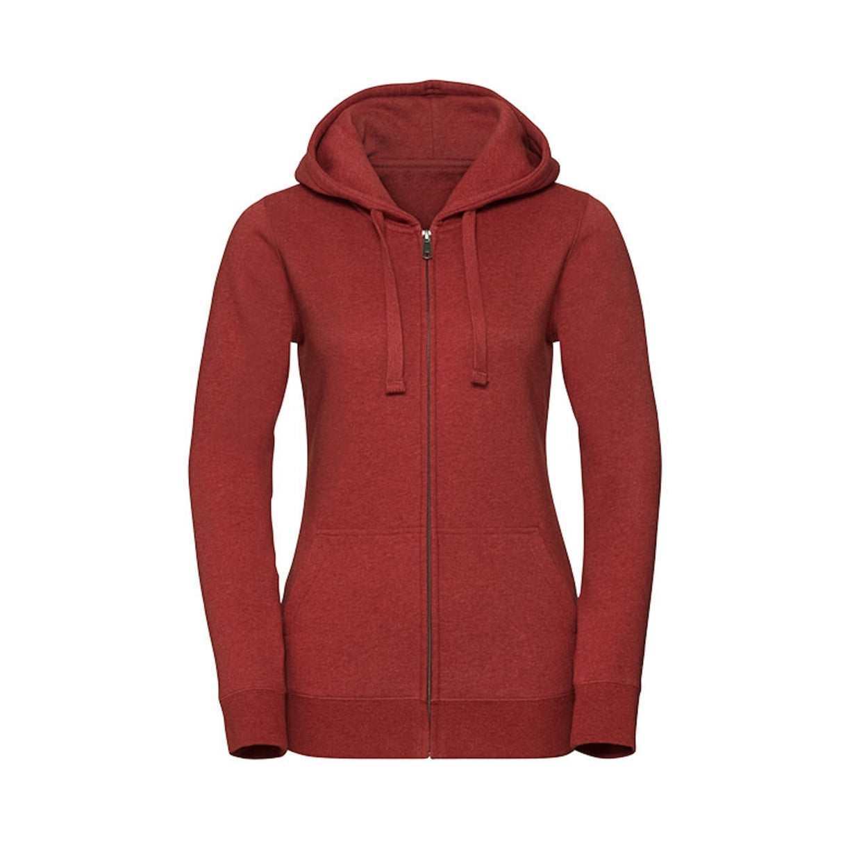 Russell Ladies Authentic Melange Zipped Hood Sweat