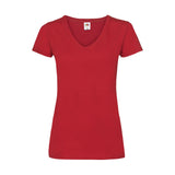 Fruit of the loom Ladies Valueweight V-Neck T