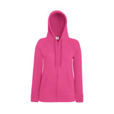 Fruit of the loom Ladies Lightweight Hooded Sweat Jacket