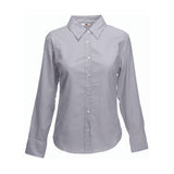 Fruit of the loom Ladies Long Sleeve Oxford Shirt