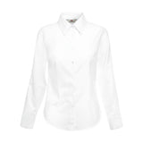 Fruit of the loom Ladies Long Sleeve Oxford Shirt