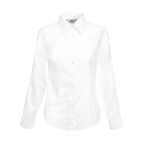 Fruit of the loom Ladies Long Sleeve Oxford Shirt