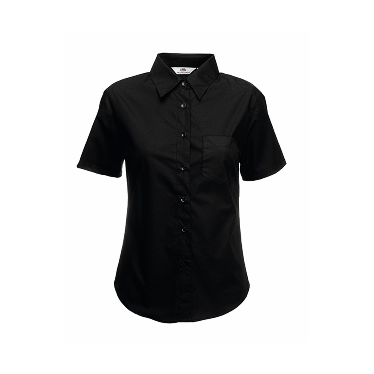 Fruit of the loom Ladies Short Sleeve Poplin Shirt