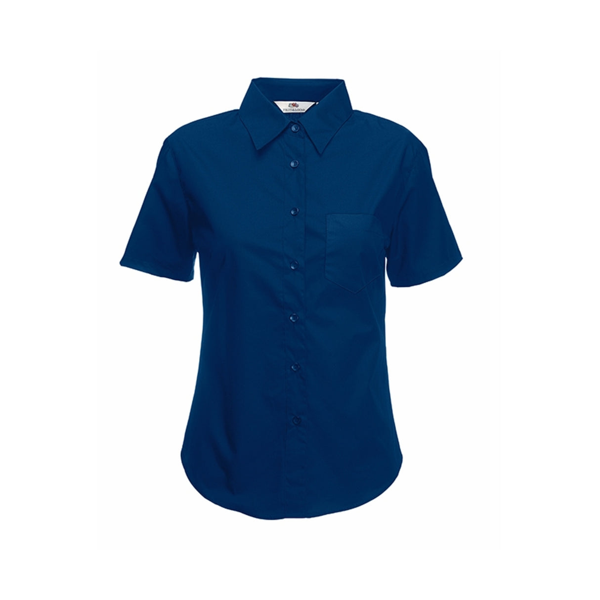 Fruit of the loom Ladies Short Sleeve Poplin Shirt