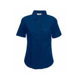 Fruit of the loom Ladies Short Sleeve Poplin Shirt