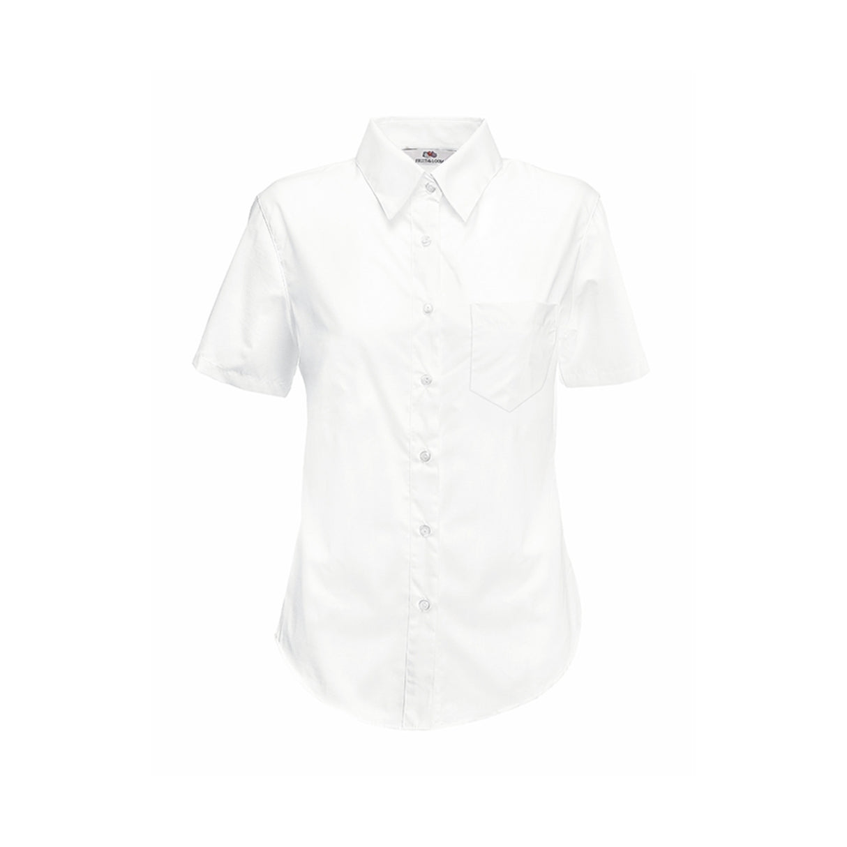 Fruit of the loom Ladies Short Sleeve Poplin Shirt