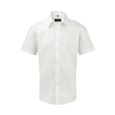 Russell Men`s SS Easy Care Tailored Oxford Shirt