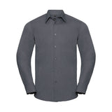 Russell Men´s LS Polycotton Easy Care Tailored Poplin Shirt