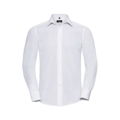 Russell Men´s LS Polycotton Easy Care Tailored Poplin Shirt