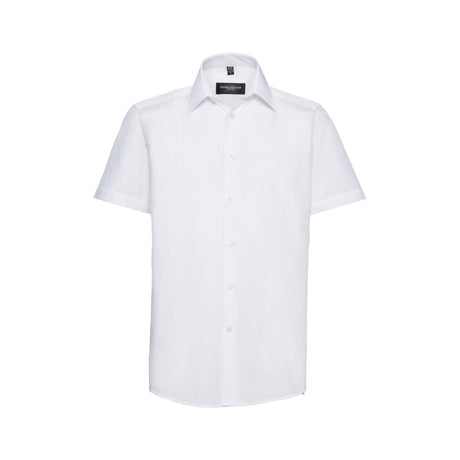 Russell Men´s SS Polycotton Easy Care Tailored Poplin Shir