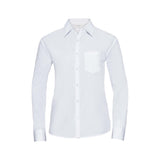 Russell Ladies´ Long Sleeve Polycotton Easy Care Poplin Shirt