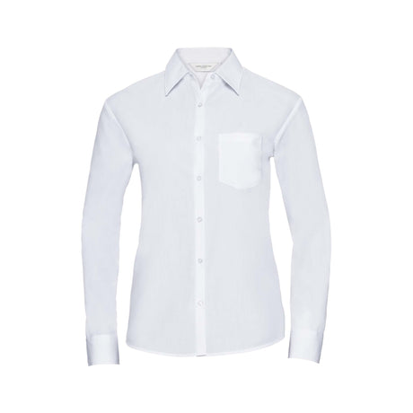 Russell Ladies´ Long Sleeve Polycotton Easy Care Poplin Shirt