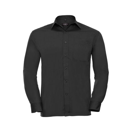 Russell Men´s Long Sleeve Polycotton Easy Care Poplin Shirt