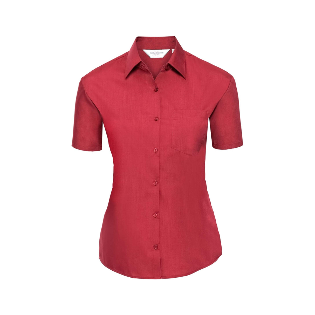 Russell Ladies´ Short Sleeve Polycotton Easy Care Poplin S