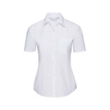 Russell Ladies´ Short Sleeve Polycotton Easy Care Poplin S