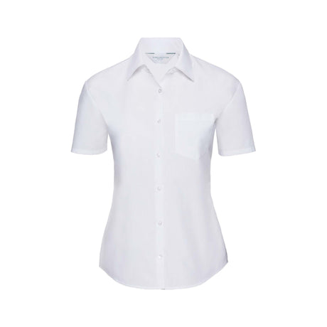 Russell Ladies´ Short Sleeve Polycotton Easy Care Poplin S