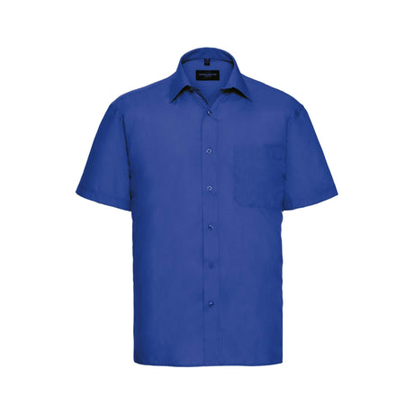 Russell Men´s Short Sleeve Polycotton Easy Care Poplin Sh