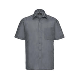 Russell Men´s Short Sleeve Polycotton Easy Care Poplin Sh