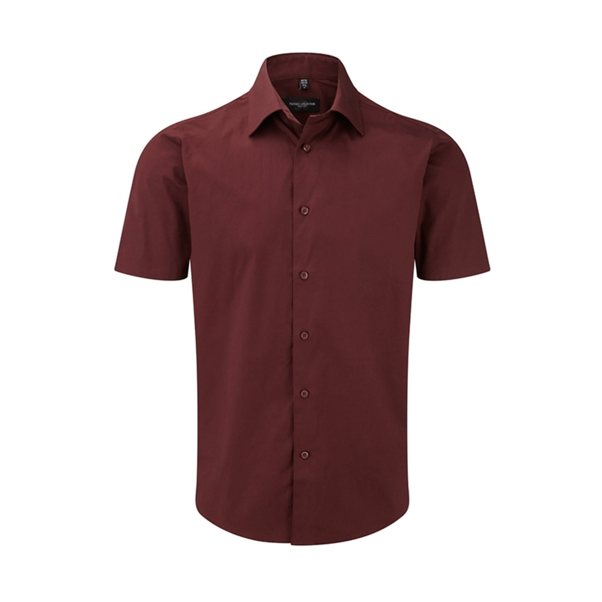 Russell Men Sh Sl Easy Care Fitted