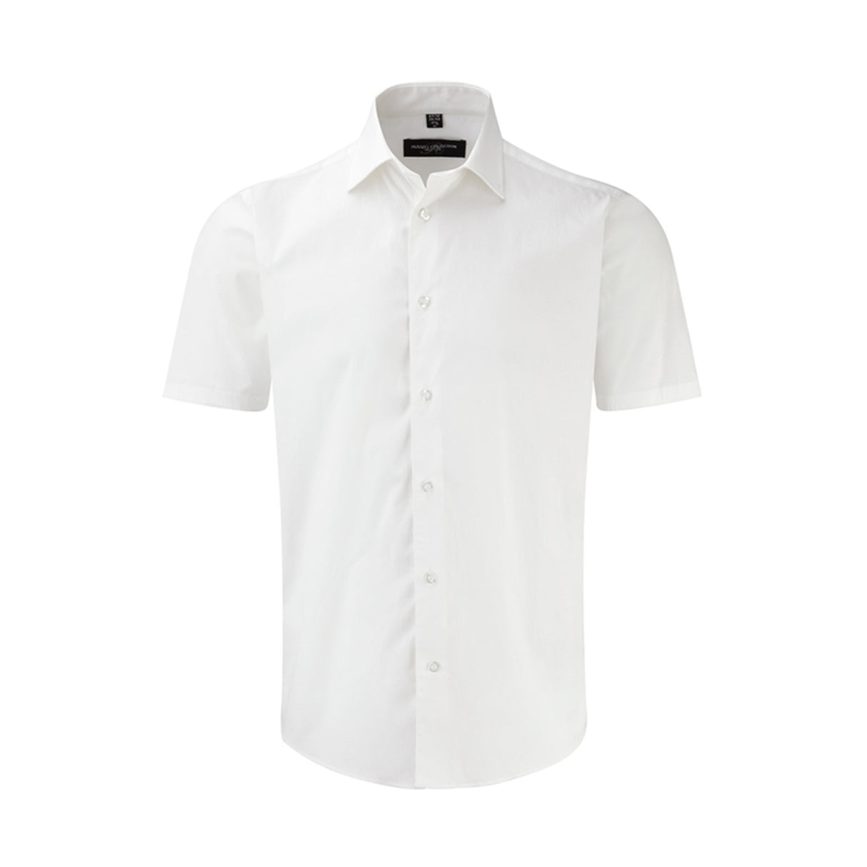 Russell Men Sh Sl Easy Care Fitted