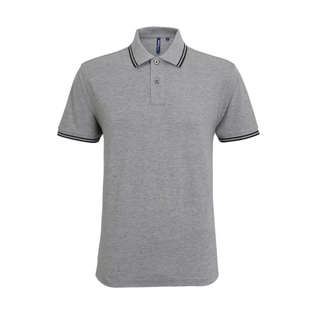 Asquith Mens Classic Fit Tipped Polo