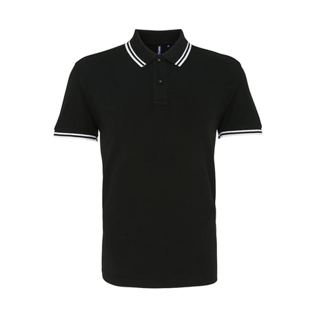 Asquith Mens Classic Fit Tipped Polo