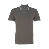Asquith Mens Classic Fit Tipped Polo