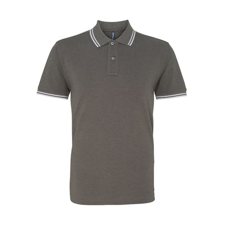 Asquith Mens Classic Fit Tipped Polo