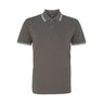 Asquith Mens Classic Fit Tipped Polo