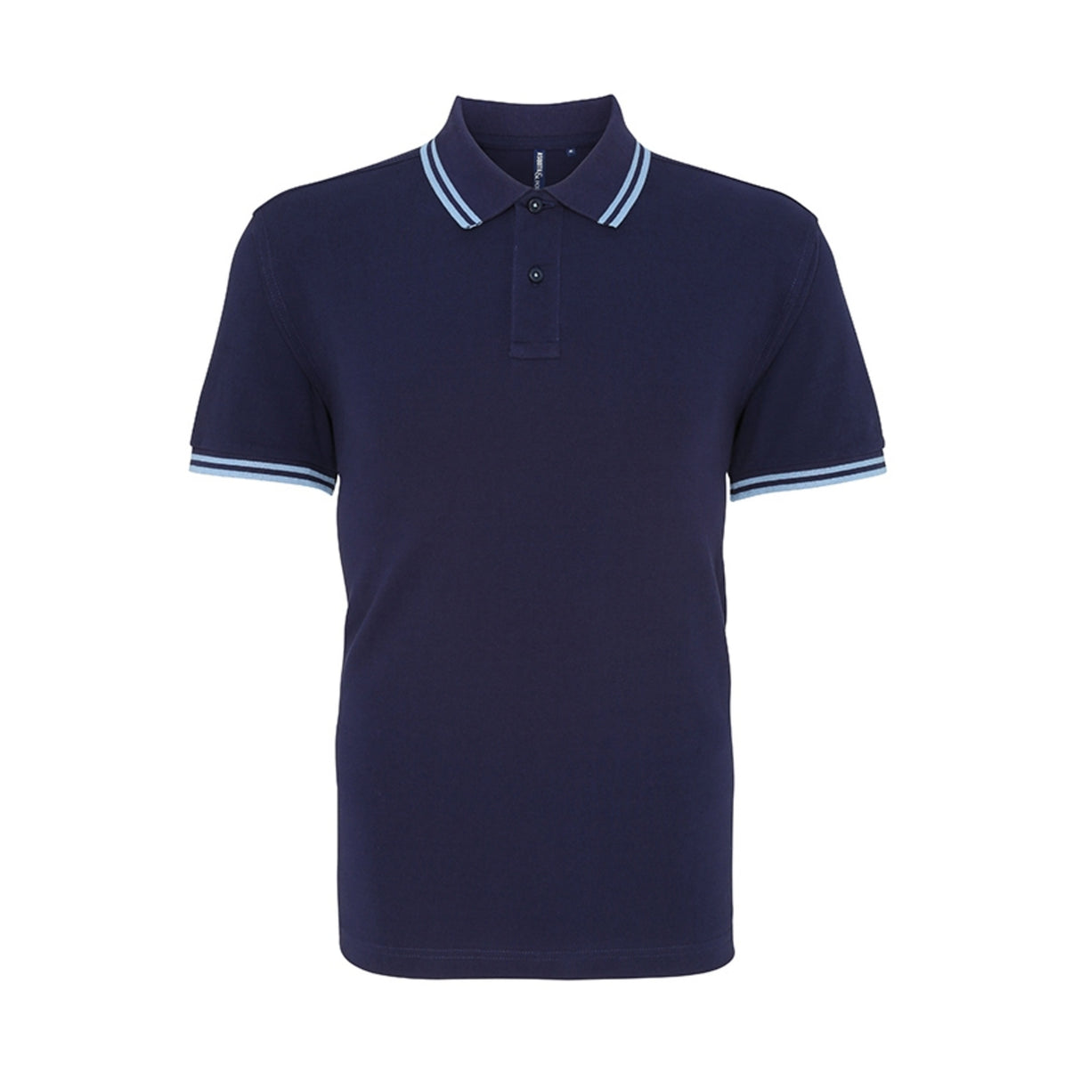 Asquith Mens Classic Fit Tipped Polo