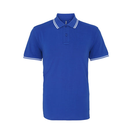 Asquith Mens Classic Fit Tipped Polo