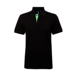 Asquith Mens Classic Fit Contrast Polo