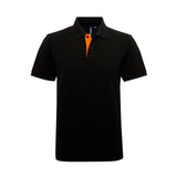 Asquith Mens Classic Fit Contrast Polo