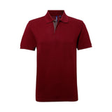 Asquith Mens Classic Fit Contrast Polo