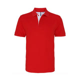 Asquith Mens Classic Fit Contrast Polo