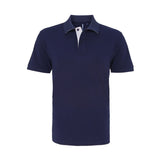 Asquith Mens Classic Fit Contrast Polo