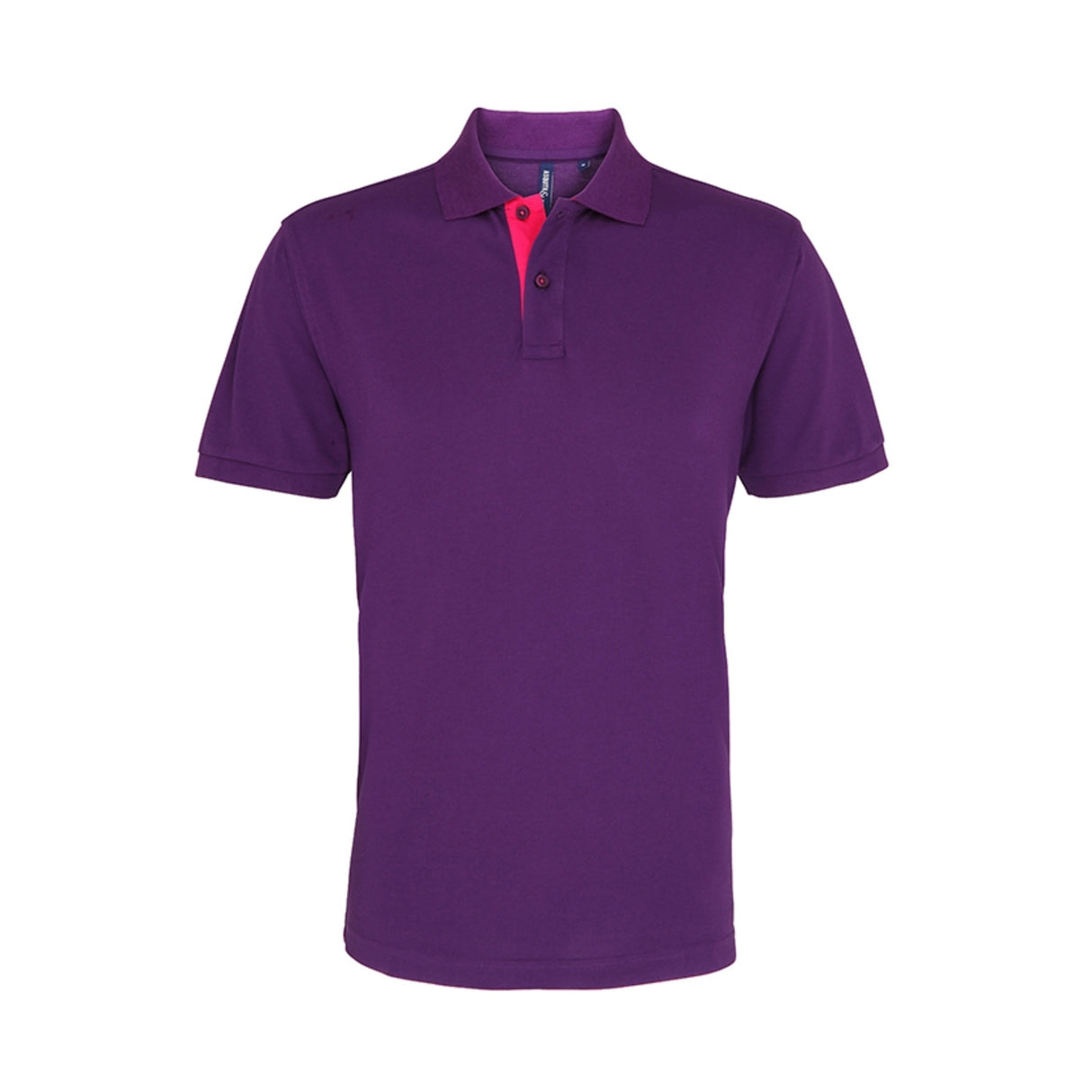 Asquith Mens Classic Fit Contrast Polo