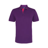 Asquith Mens Classic Fit Contrast Polo