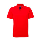 Asquith Mens Classic Fit Contrast Polo