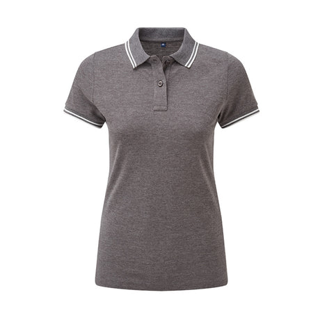 Asquith Womens Classic Fit - Tipped Polo