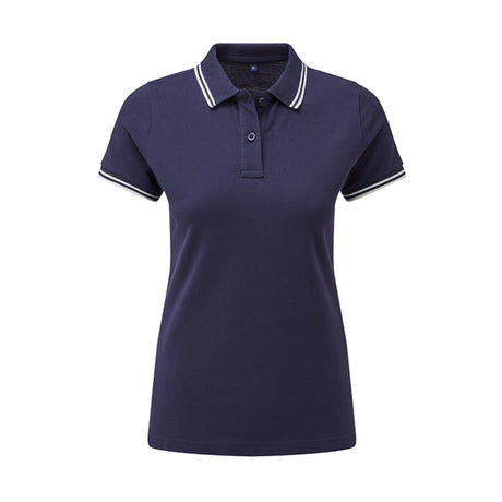 Asquith Womens Classic Fit - Tipped Polo