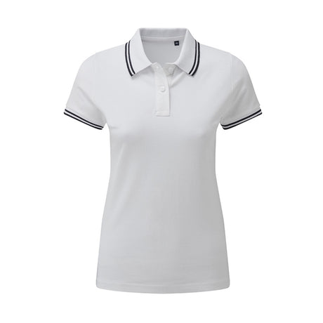 Asquith Womens Classic Fit - Tipped Polo