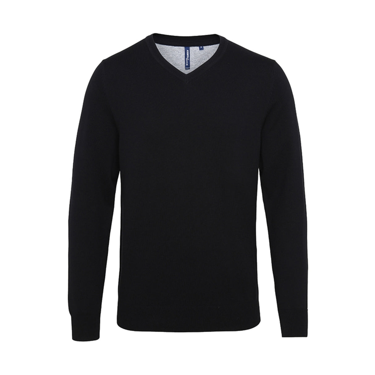 Asquith Mens Cotton Blend V-neck Sweater