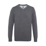 Asquith Mens Cotton Blend V-neck Sweater