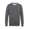 Asquith Mens Cotton Blend V-neck Sweater