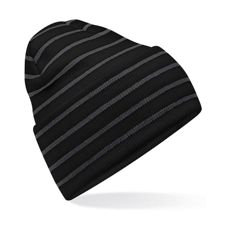 Beechfield Original Deep Cuffed Striped Beanie